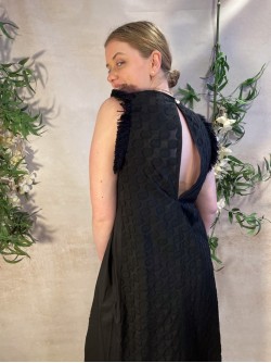 Robe longue Alysi texturée